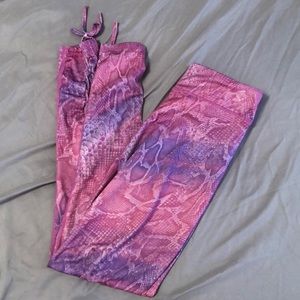 dragon print leggings